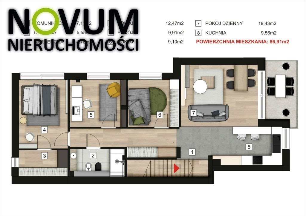 Mieszkanie Sprzedaż Tarnowskie Góry, pow. 90 m2 | zdjęcie 3 | szukajlokum.pl