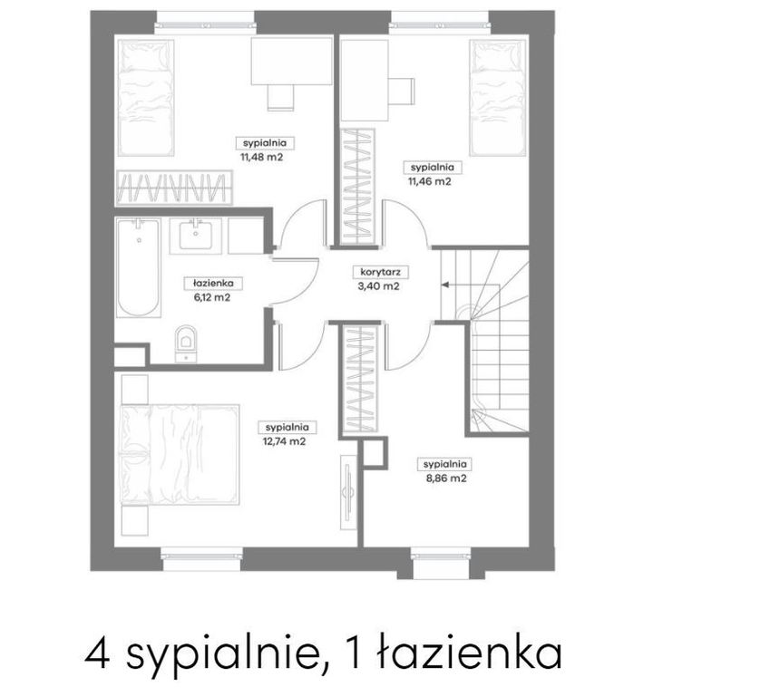Dom Sprzedaż Gdańsk łostowice świętokrzyska, pow. 108 m2 | zdjęcie 7 | szukajlokum.pl