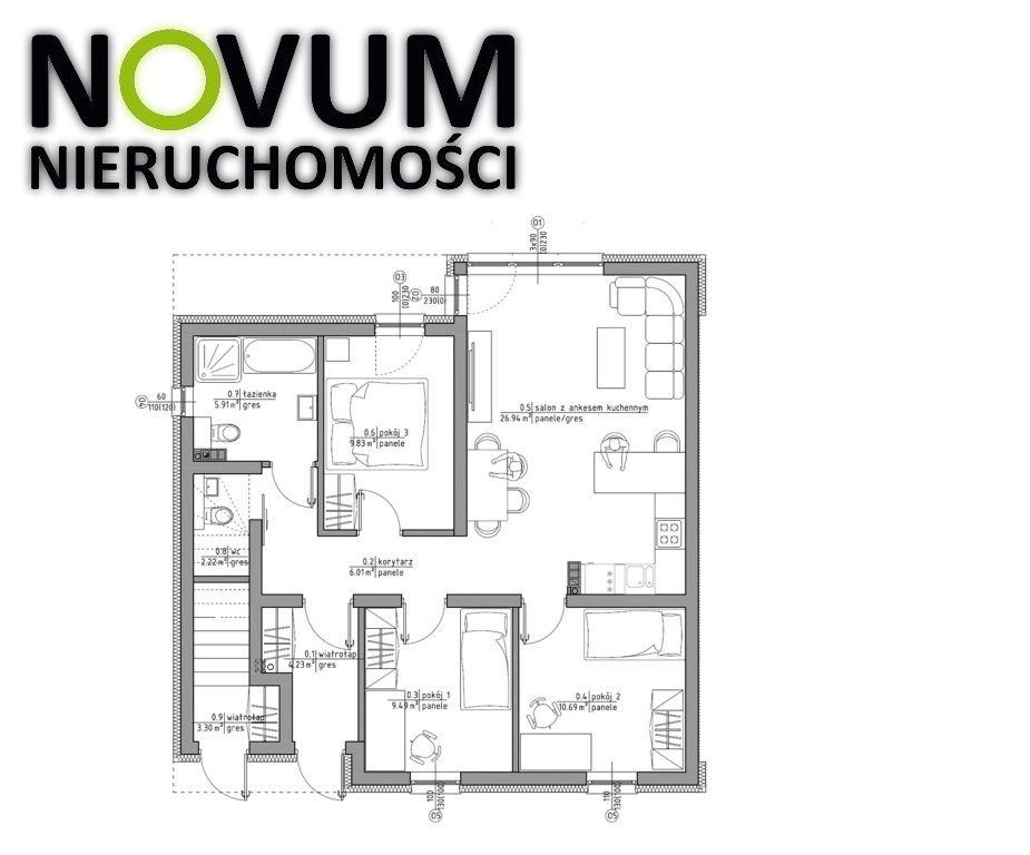 Mieszkanie Sprzedaż Świerklaniec - Tarnowski, pow. 75 m2 | zdjęcie 6 | szukajlokum.pl