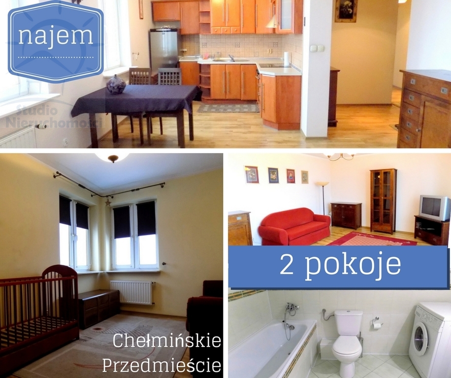 Mieszkanie Wynajem Toruń Chełmińskie przedmieśc Końcowa, pow. 54 m2 | zdjęcie 3 | szukajlokum.pl