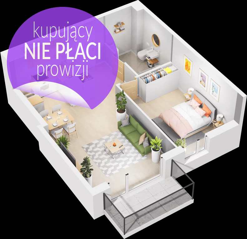 Mieszkanie Sprzedaż Katowice Koszutka, pow. 45 m2 | zdjęcie 1 | szukajlokum.pl