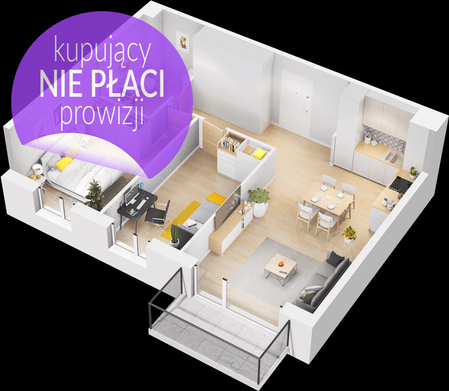 Mieszkanie Sprzedaż Katowice Koszutka, pow. 57 m2 | zdjęcie 1 | szukajlokum.pl