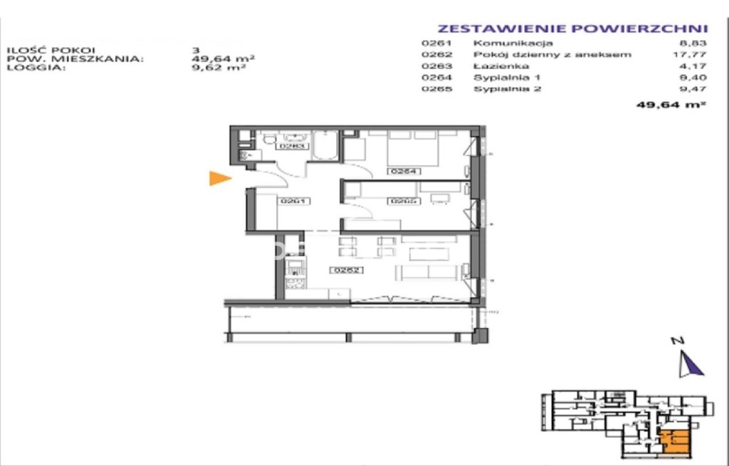 Mieszkanie Sprzedaż Katowice Bogucice, pow. 50 m2 | zdjęcie 3 | szukajlokum.pl