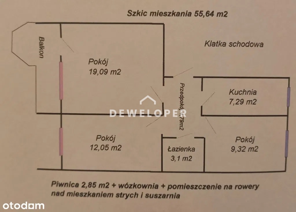 Mieszkanie Sprzedaż Ruda Śląska Kochłowice, pow. 56 m2 | zdjęcie 1 | szukajlokum.pl