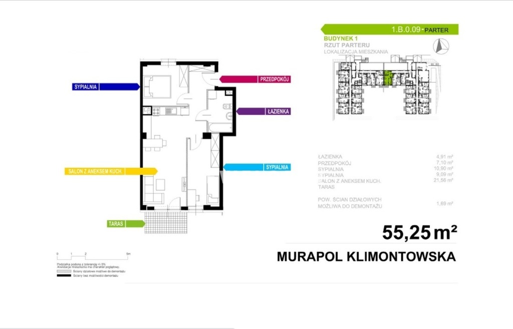 Mieszkanie Sprzedaż Sosnowiec Klimontów, pow. 55 m2 | zdjęcie 4 | szukajlokum.pl