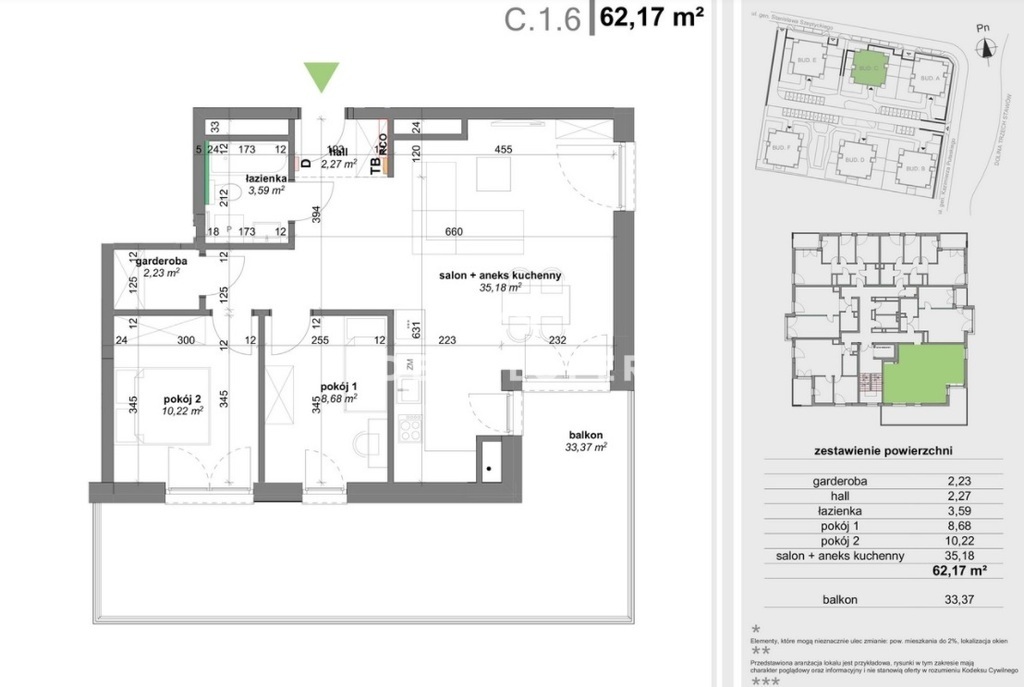 Mieszkanie Sprzedaż Katowice Dolina trzech stawów Gen. stanisława szeptyck, pow. 62 m2 | zdjęcie 3 | szukajlokum.pl