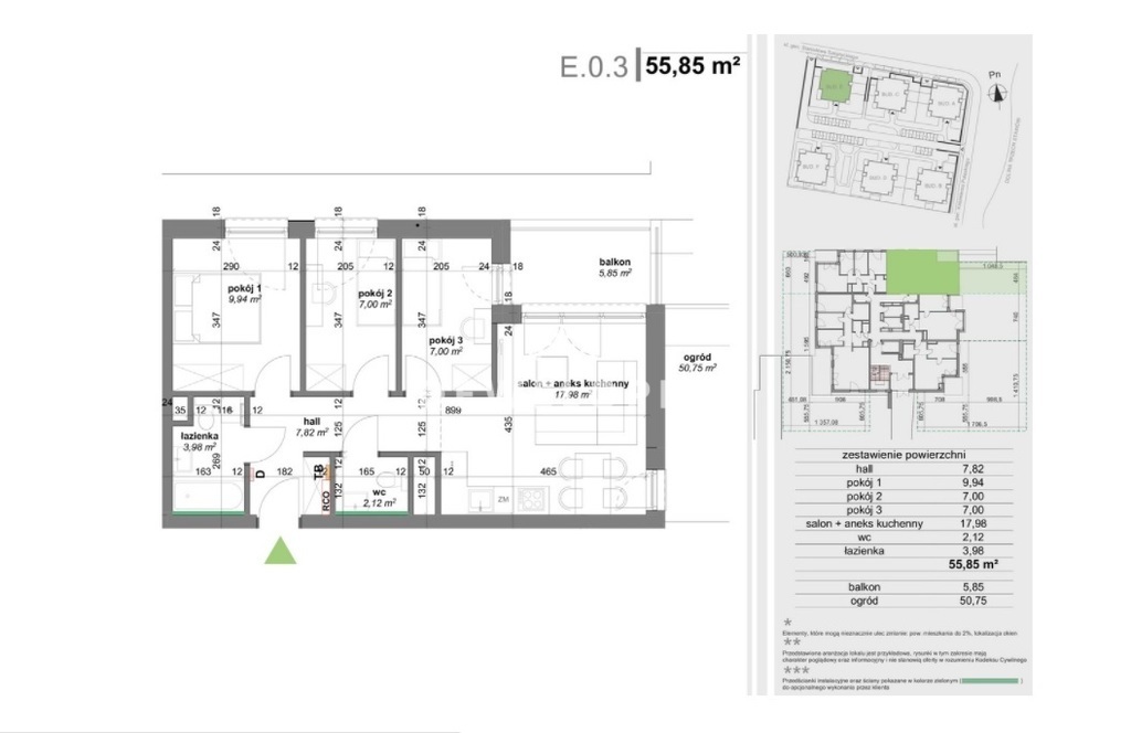 Mieszkanie Sprzedaż Katowice Dolina trzech stawów Gen. stanisława szeptyck, pow. 56 m2 | zdjęcie 3 | szukajlokum.pl