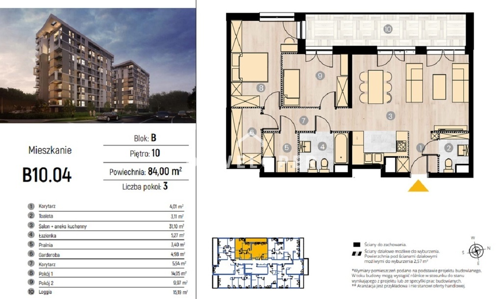 Mieszkanie Sprzedaż Katowice Koszutka Słoneczna, pow. 83 m2 | zdjęcie 3 | szukajlokum.pl