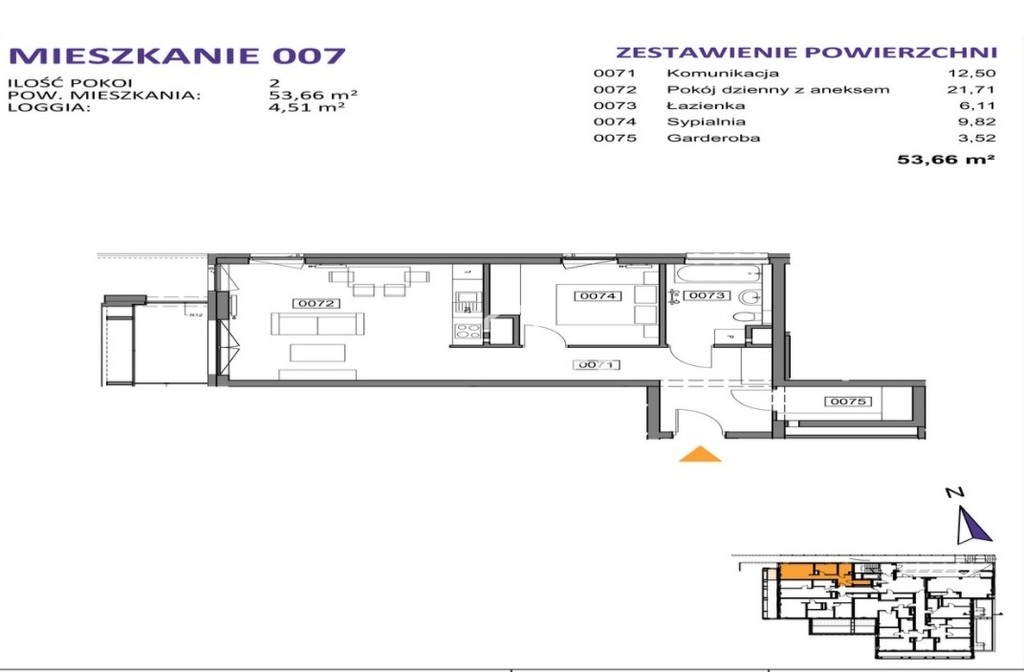 Mieszkanie Sprzedaż Katowice Bogucice, pow. 54 m2 | zdjęcie 4 | szukajlokum.pl