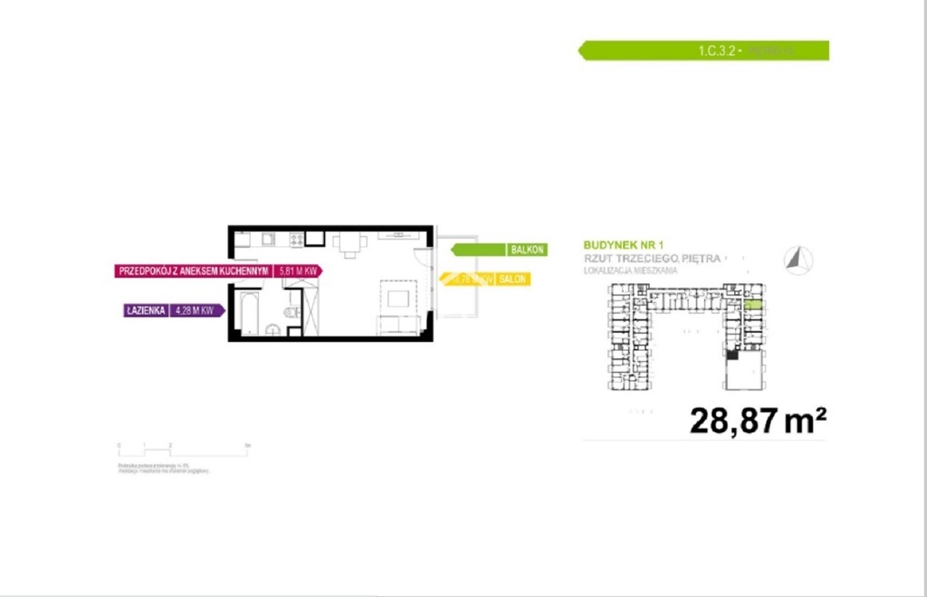 Mieszkanie Sprzedaż Katowice Dębowe tarasy, pow. 29 m2 | zdjęcie 4 | szukajlokum.pl