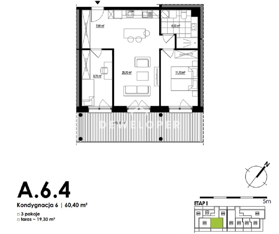 Mieszkanie Sprzedaż Mysłowice Mieszka i, pow. 60 m2 | zdjęcie 4 | szukajlokum.pl