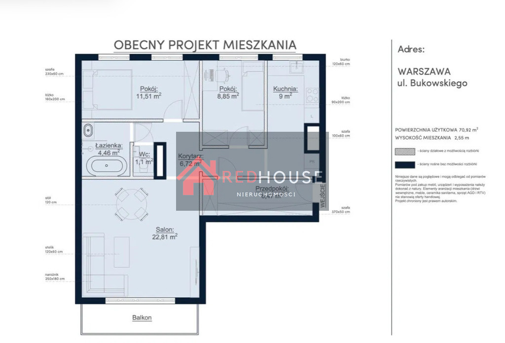 Mieszkanie Sprzedaż Warszawa Praga-południe, pow. 69 m2 | zdjęcie 4 | szukajlokum.pl