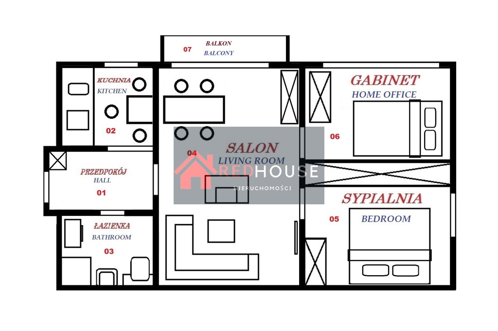 Mieszkanie Wynajem Warszawa śródmieście Orla, pow. 60 m2 | zdjęcie 6 | szukajlokum.pl