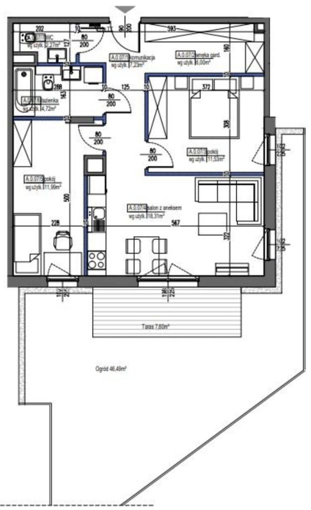 Mieszkanie Sprzedaż Gdańsk Stogi, pow. 62 m2 | zdjęcie 4 | szukajlokum.pl