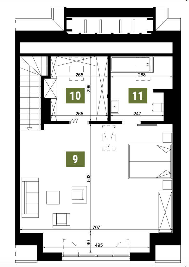 Mieszkanie Sprzedaż Gdańsk Kowale, pow. 36 m2 | zdjęcie 6 | szukajlokum.pl