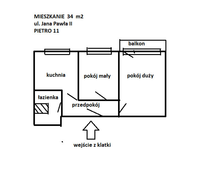 Mieszkanie Sprzedaż Koszalin Jana pawła ii, pow. 34 m2 | zdjęcie 1 | szukajlokum.pl