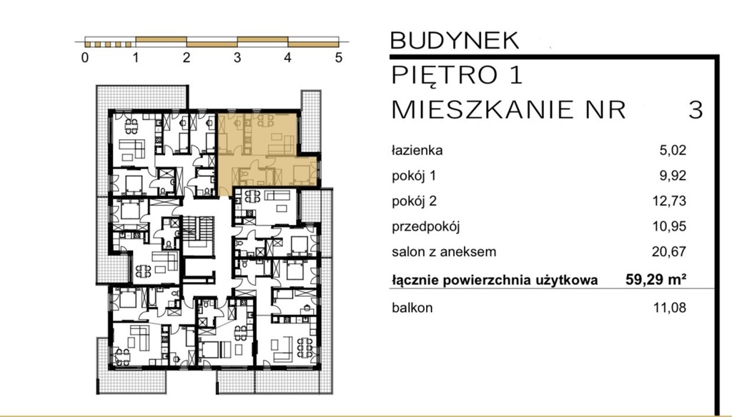 Mieszkanie Sprzedaż Siemianowice Śląskie Bańgów, pow. 59 m2 | zdjęcie 5 | szukajlokum.pl