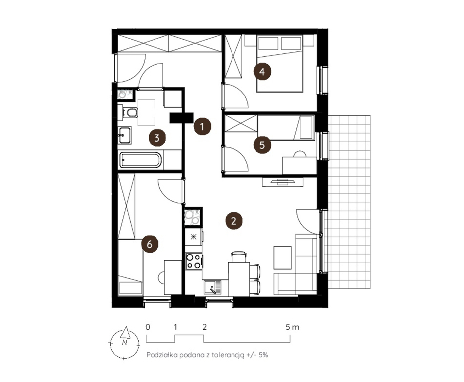 Mieszkanie Sprzedaż Katowice Koszutka Owocowa, pow. 59 m2 | zdjęcie 8 | szukajlokum.pl