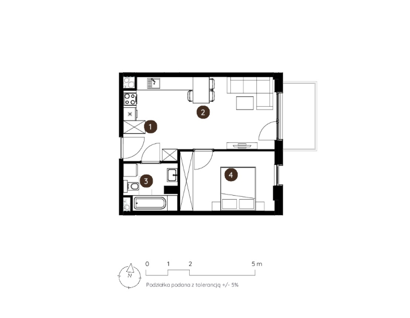 Mieszkanie Sprzedaż Katowice Koszutka Owocowa, pow. 40 m2 | zdjęcie 8 | szukajlokum.pl