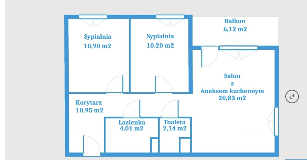 Mieszkanie Sprzedaż Gdańsk łostowice, pow. 60 m2 | zdjęcie 5 | szukajlokum.pl