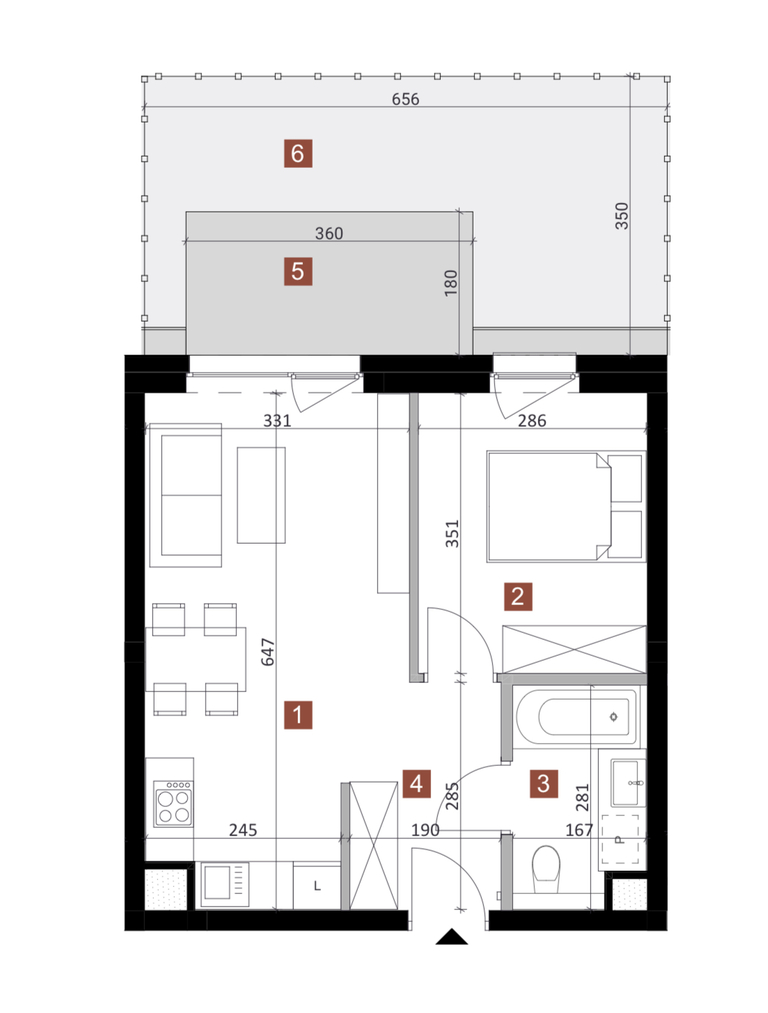 Mieszkanie Sprzedaż Dąbrowa Górnicza Reden, pow. 40 m2 | zdjęcie 7 | szukajlokum.pl