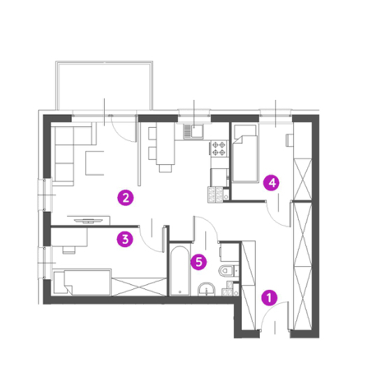Mieszkanie Sprzedaż Chorzów Klimzowiec, pow. 50 m2 | zdjęcie 8 | szukajlokum.pl