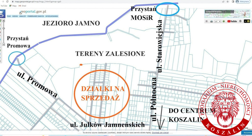 Działka Sprzedaż Koszalin Jamno-łabusz | zdjęcie 5 | szukajlokum.pl
