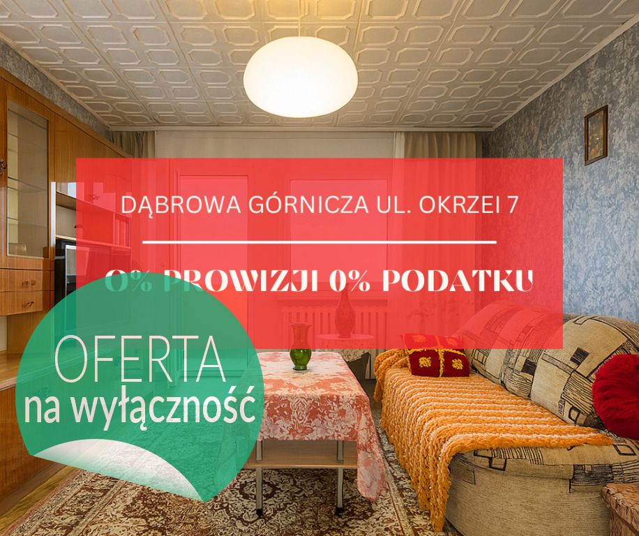Mieszkanie Sprzedaż Dąbrowa Górnicza Centrum Stefana okrzei, pow. 49 m2 | zdjęcie 1 | szukajlokum.pl