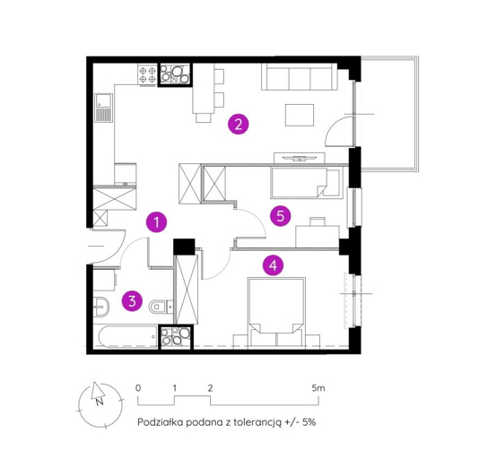Mieszkanie Sprzedaż Sosnowiec Sielec, pow. 54 m2 | zdjęcie 6 | szukajlokum.pl