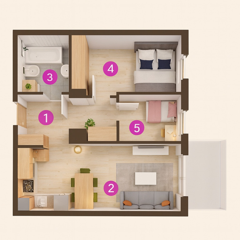 Mieszkanie Sprzedaż Sosnowiec Sielec, pow. 52 m2 | zdjęcie 3 | szukajlokum.pl