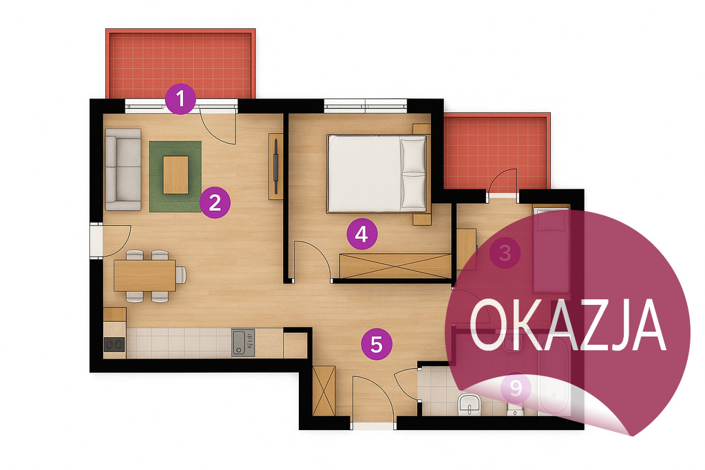 Mieszkanie Sprzedaż Siewierz, pow. 52 m2 | zdjęcie 4 | szukajlokum.pl