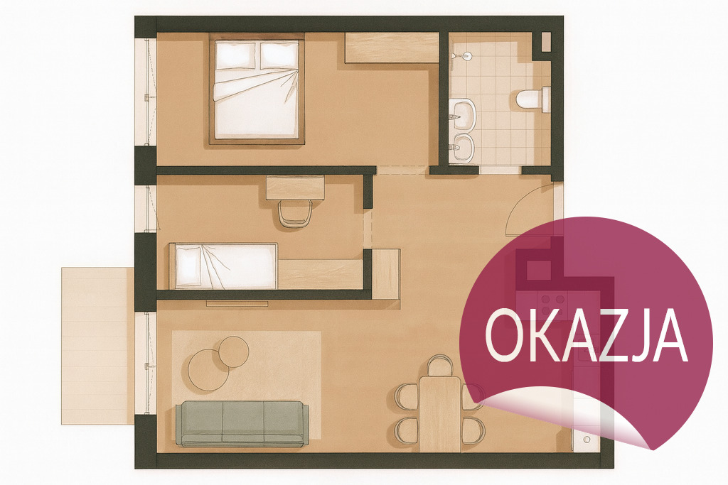 Mieszkanie Sprzedaż Katowice Os. paderewskiego Graniczna, pow. 58 m2 | zdjęcie 5 | szukajlokum.pl