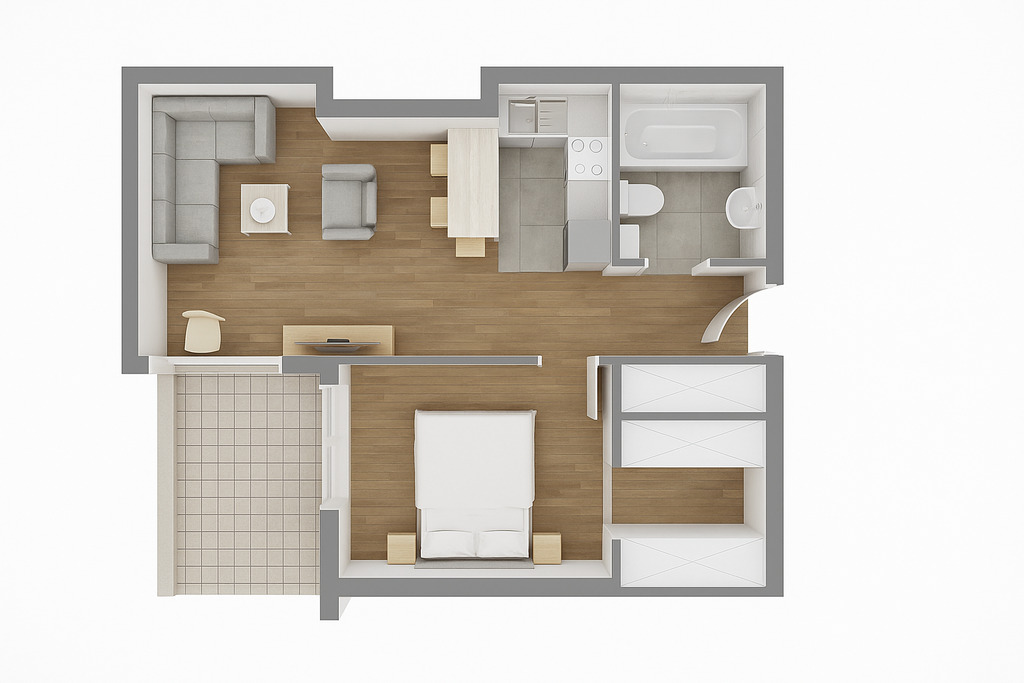 Mieszkanie Sprzedaż Siewierz, pow. 44 m2 | zdjęcie 6 | szukajlokum.pl