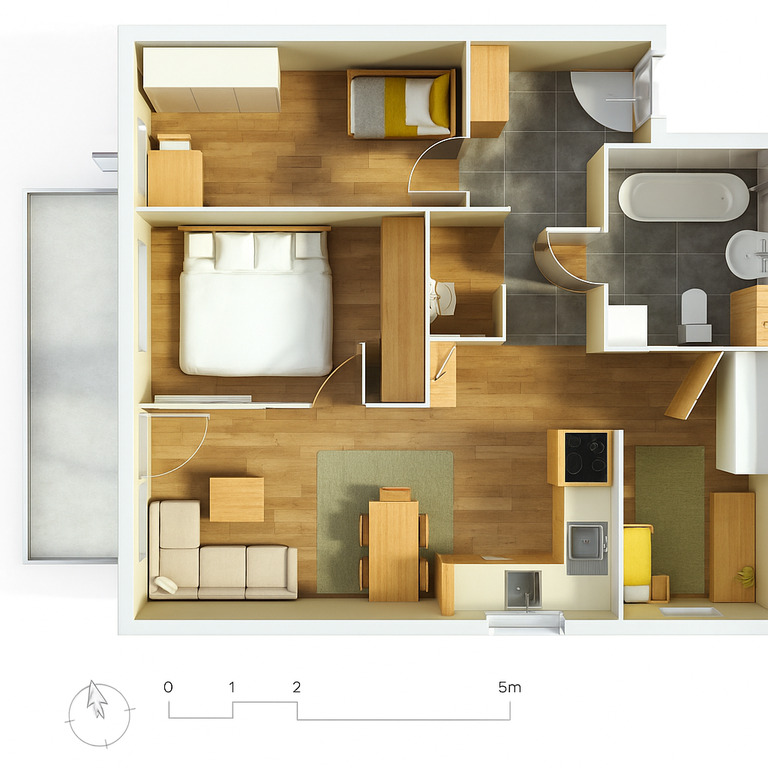 Mieszkanie Sprzedaż Gliwice Stare gliwice, pow. 65 m2 | zdjęcie 2 | szukajlokum.pl