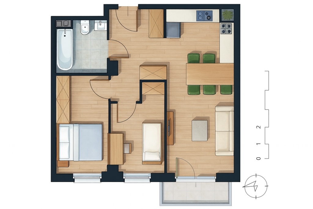 Mieszkanie Sprzedaż Sosnowiec Sielec, pow. 50 m2 | zdjęcie 1 | szukajlokum.pl