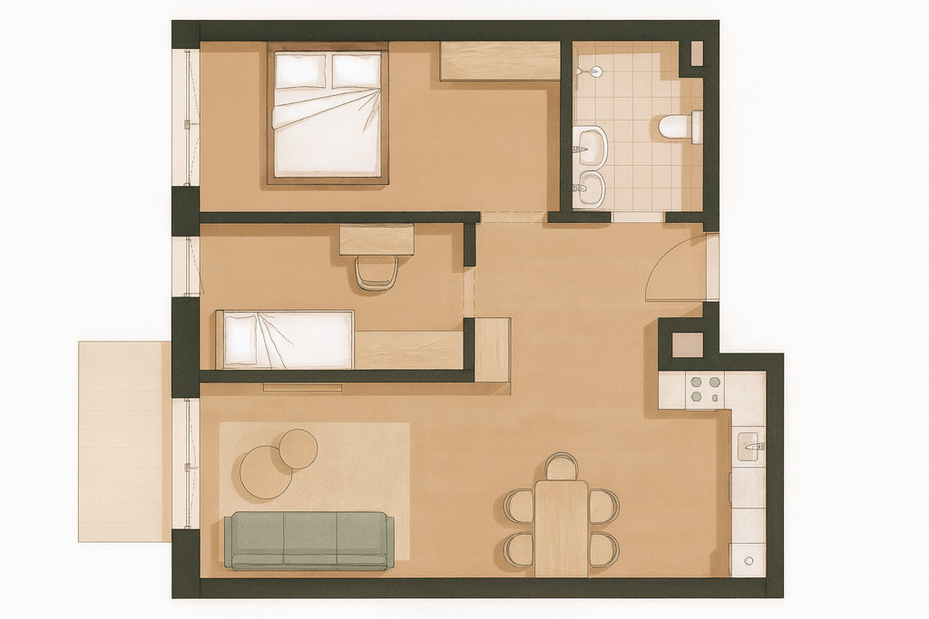 Mieszkanie Sprzedaż Katowice Os. paderewskiego Graniczna, pow. 60 m2 | zdjęcie 7 | szukajlokum.pl