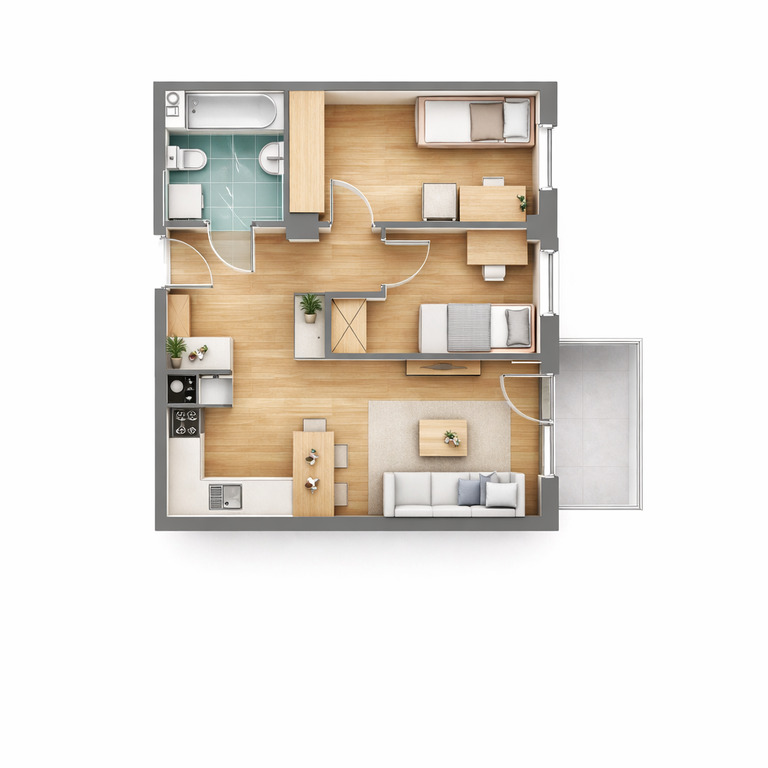 Mieszkanie Sprzedaż Sosnowiec Sielec, pow. 51 m2 | zdjęcie 1 | szukajlokum.pl