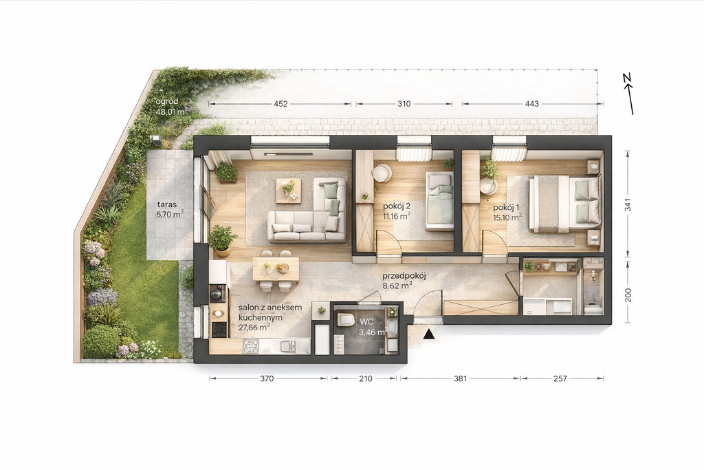 Mieszkanie Sprzedaż Katowice Brynów Meteorologów, pow. 72 m2 | zdjęcie 1 | szukajlokum.pl
