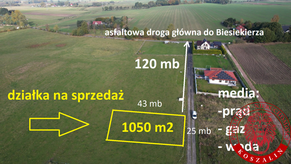 Działka Sprzedaż Biesiekierz | zdjęcie 2 | szukajlokum.pl