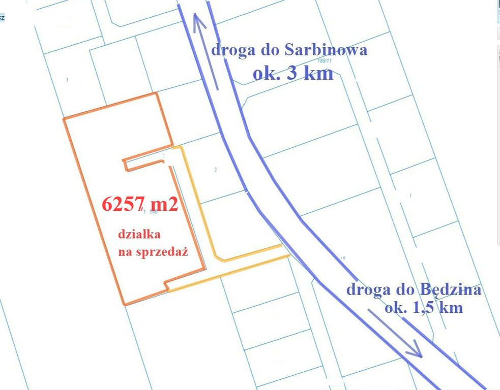 Działka Sprzedaż Będzino | zdjęcie 2 | szukajlokum.pl