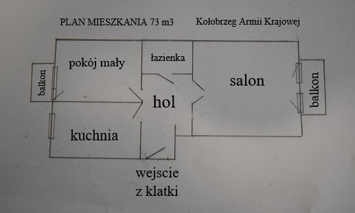 Mieszkanie Wynajem Kołobrzeg Armii krajowej, pow. 73 m2 | zdjęcie 2 | szukajlokum.pl