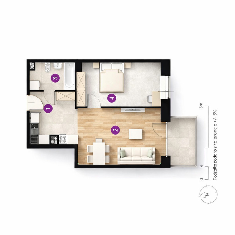 Mieszkanie Sprzedaż Sosnowiec Sielec, pow. 46 m2 | zdjęcie 1 | szukajlokum.pl