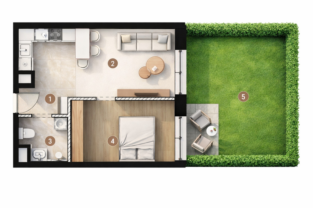 Mieszkanie Sprzedaż Katowice Os. paderewskiego Graniczna, pow. 40 m2 | zdjęcie 1 | szukajlokum.pl