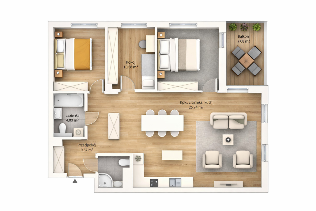 Mieszkanie Sprzedaż Katowice Józefowiec, pow. 84 m2 | zdjęcie 5 | szukajlokum.pl