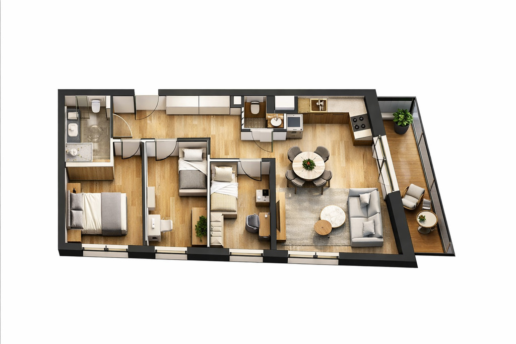 Mieszkanie Sprzedaż Katowice Koszutka Katowicka, pow. 67 m2 | zdjęcie 2 | szukajlokum.pl