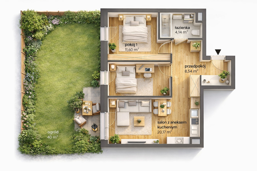 Mieszkanie Sprzedaż Siewierz, pow. 54 m2 | zdjęcie 1 | szukajlokum.pl