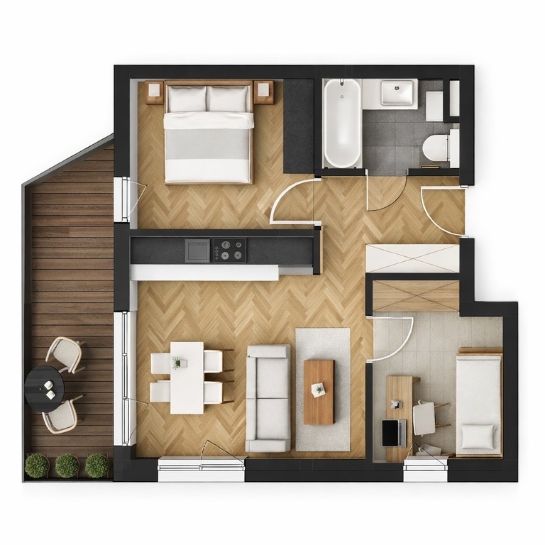 Mieszkanie Sprzedaż Sosnowiec Zagórze, pow. 53 m2 | zdjęcie 1 | szukajlokum.pl