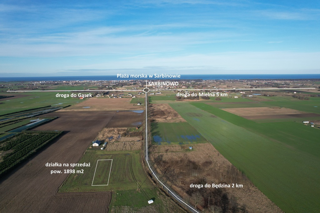 Działka Sprzedaż Będzino | zdjęcie 3 | szukajlokum.pl