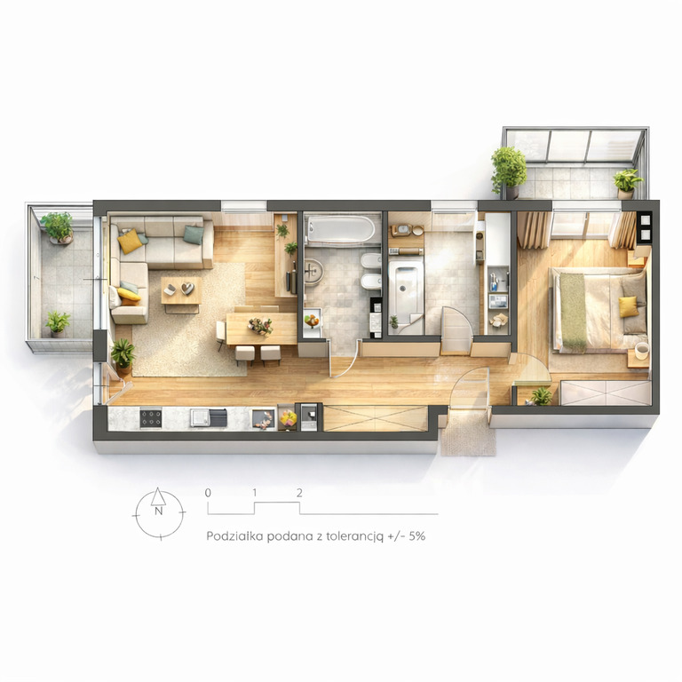 Mieszkanie Sprzedaż Siewierz, pow. 52 m2 | zdjęcie 1 | szukajlokum.pl