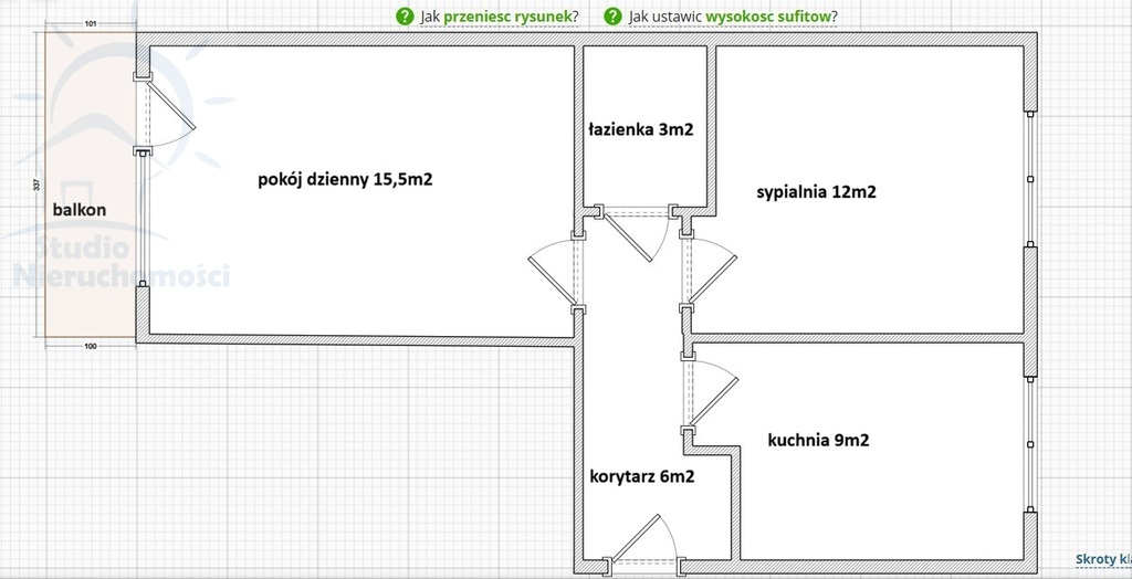 Mieszkanie Sprzedaż Toruń Rybaki Ks. stanisława kujota, pow. 44 m2 | zdjęcie 9 | szukajlokum.pl